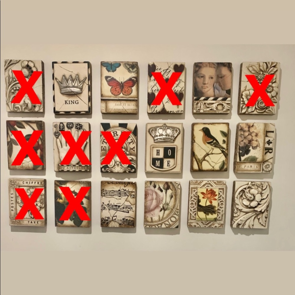 SID DICKENS MEMORY BLOCKS x 18